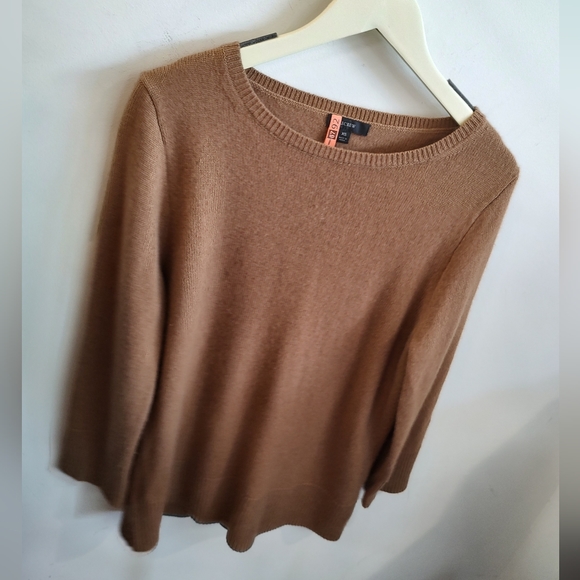 J Crew Wool Cashmere Camel Colored Sweater XS Oversized Comfort - Picture 2 of 8